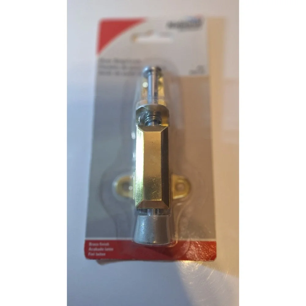 National Hardware N183-632 V811 Kick Down Door Stop Brass Finish Door Holder